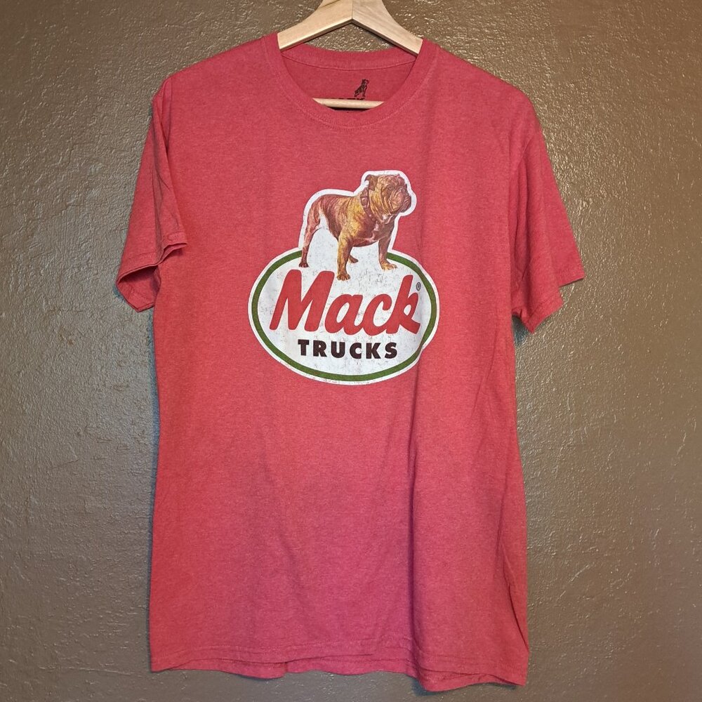 Distressed Mack Trucks Tee Size Medium